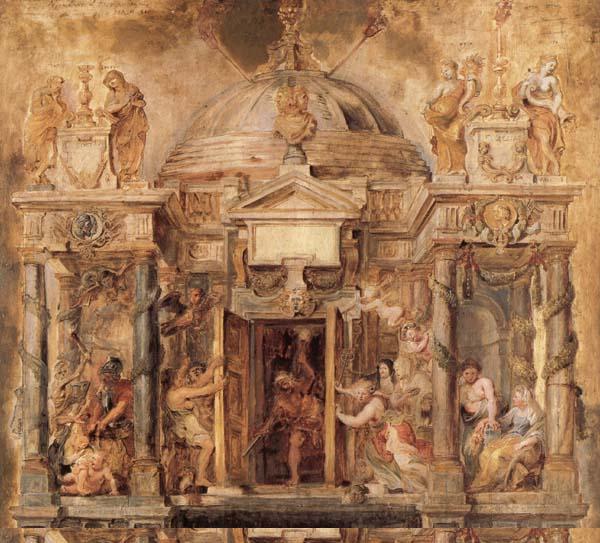 Peter Paul Rubens The Temle of Janus Spain oil painting art